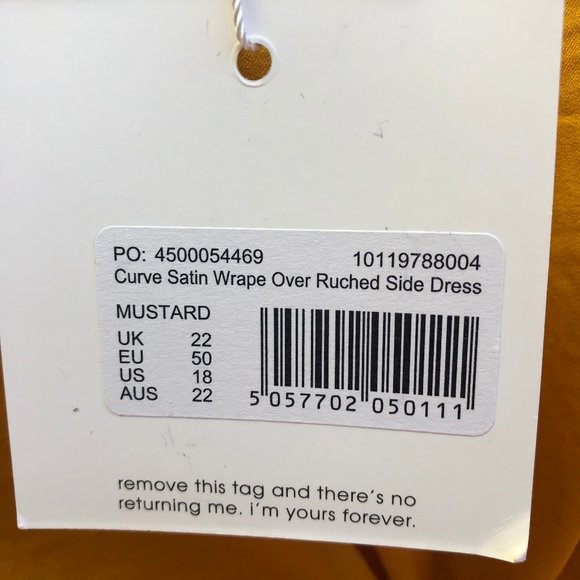 MISSGUIDED MUSTARD RUCHED SIDE DRESS NWT - Picture 5 of 8